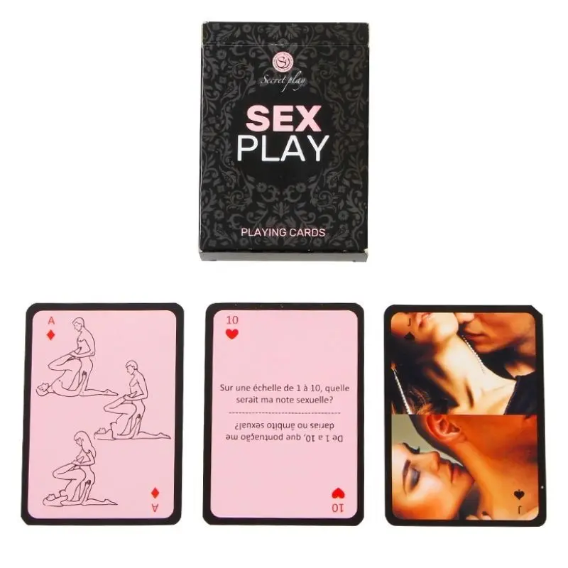 Baraja Erótica Sex Play - Juego de Cartas para Parejas (Portugués/Francés)