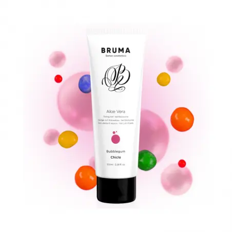 Gel Deslizante Aloe Vera Sabor Chicle 100ml - BRUMA™ Lubricante Íntimo