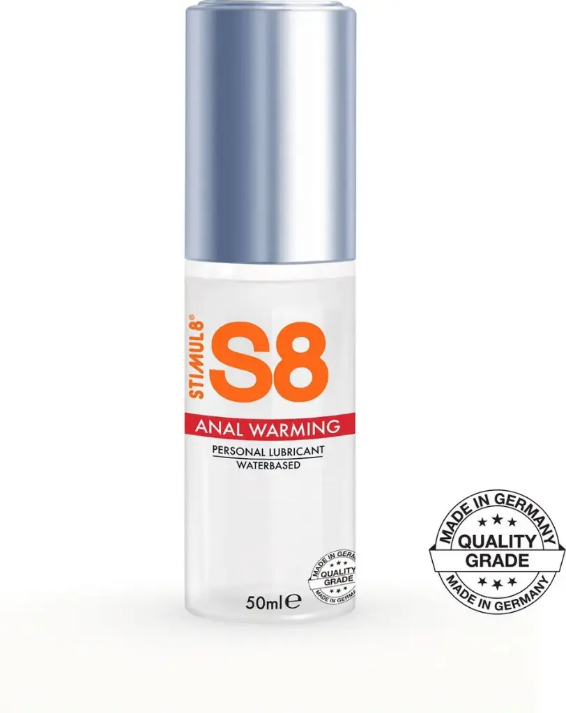 S8 LUBRICANTE ANAL BASE AGUA EF. CALOR 50 ML