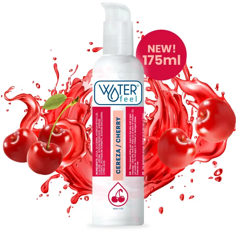 WATERFEEL LUBRICANTE BASE AGUA CEREZA 175 ML