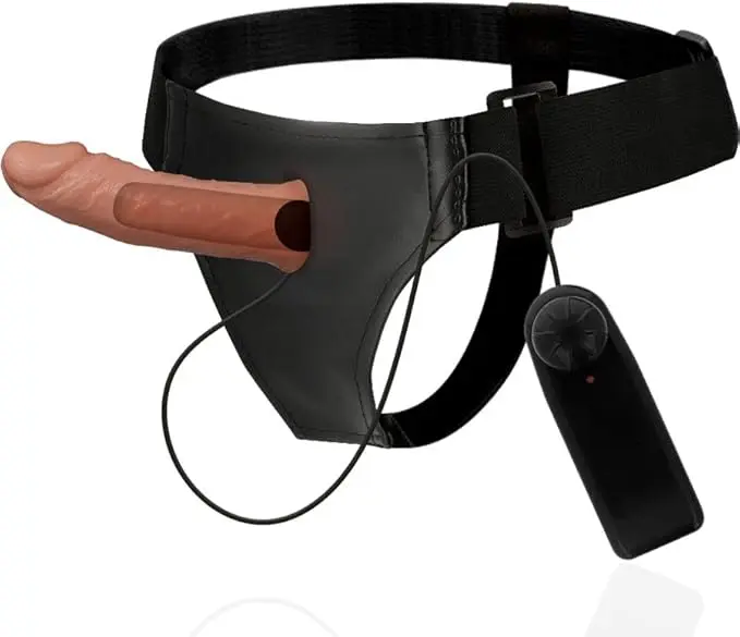 HARNESS ATTRACTION ARNES HUECO BENNY CON VIBRADOR 15X4,5 CM