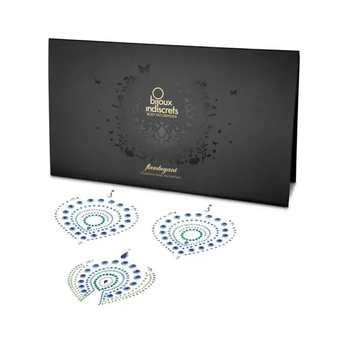 Pezoneras Bijoux Indiscrets Azul Verde - Sensualidad y Estilo