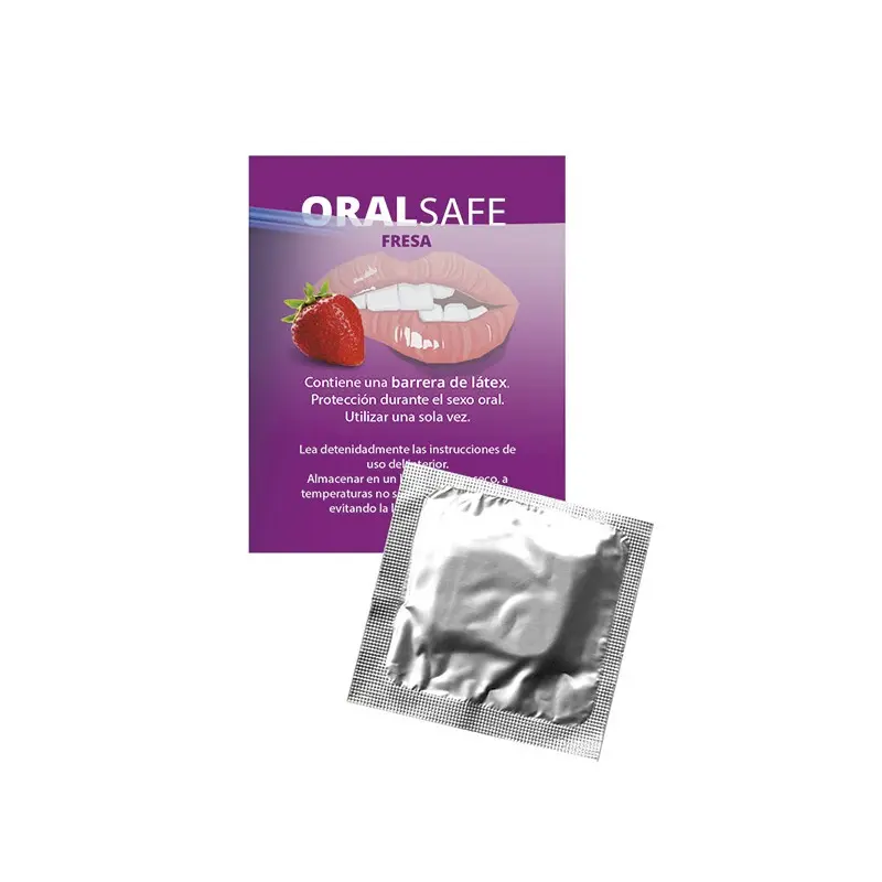 Barreras de Látex Sabor Fresa - Protección y Placer Seguros