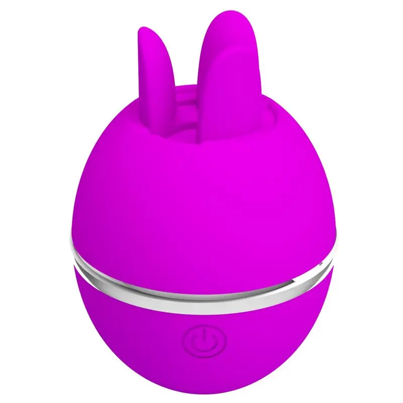 Gemini ball vibrador de silicona redondo morado pretty love