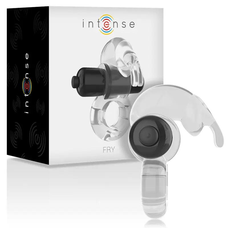 Anillo Vibrador Transparente INTENSE-FRY para Placer y Estimulación