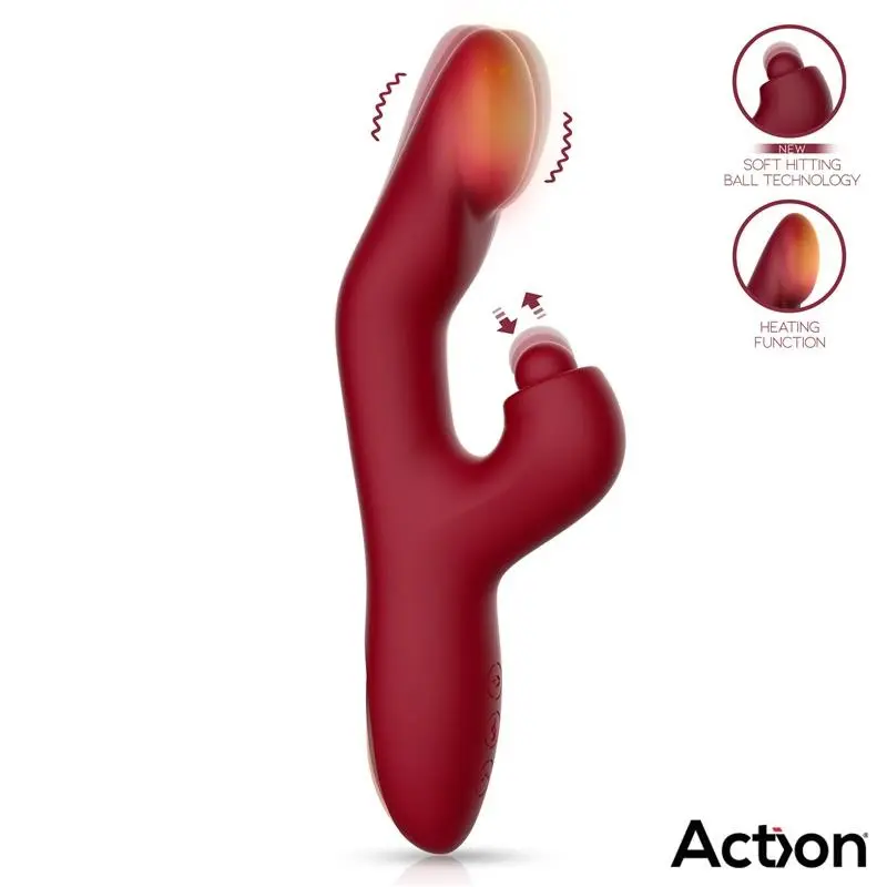 Vibrador Calor y Vibración - Action Velter Soft Clit Hitting Ball