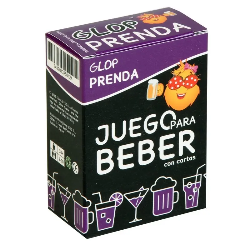 GLOP PRENDA: Juego para Beber con Cartas