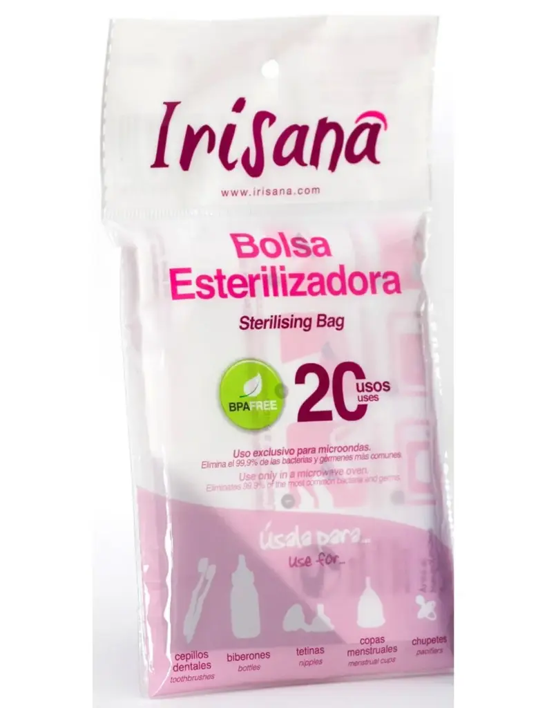 Bolsa esterilizadora microondas Irisana - higiene rápida y segura