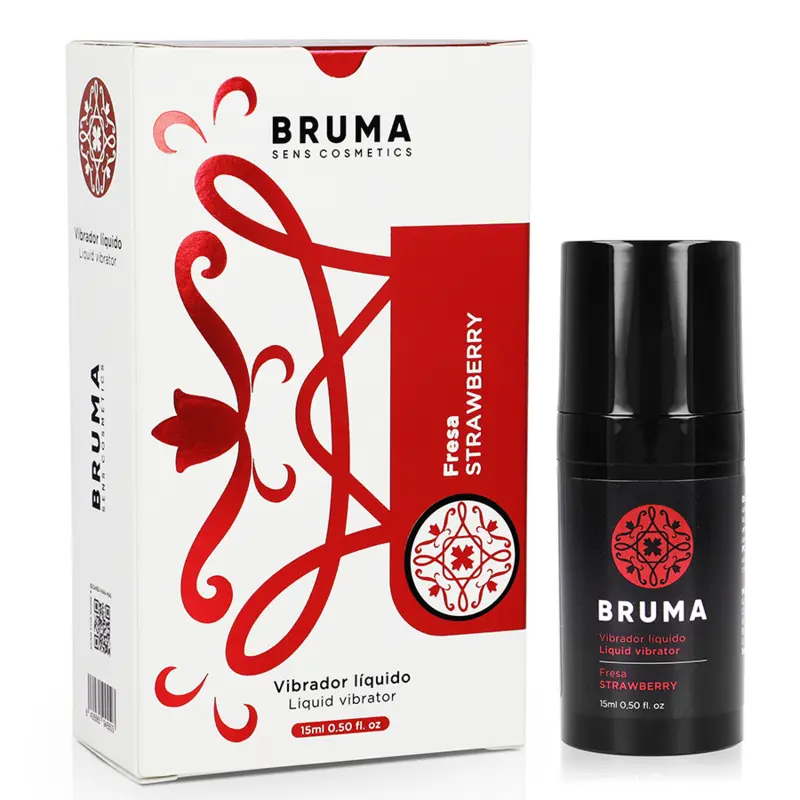 BRUMA - POTENTE GEL VIBRADOR LÍQUIDO FRESA 15 ML