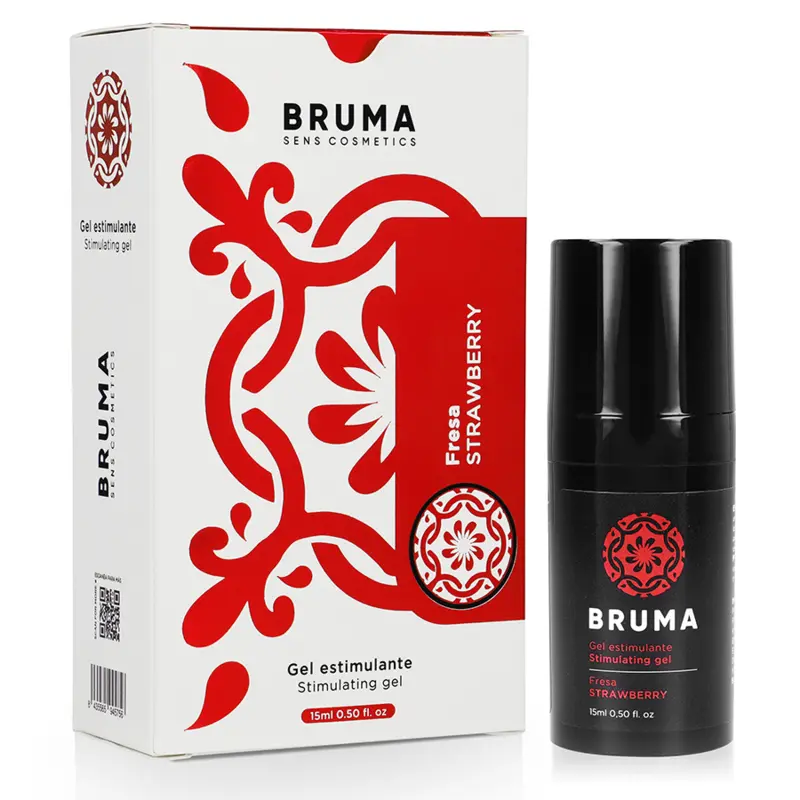 Gel Intensificador de Orgasmos Sabor Fresa 15ml - BRUMA Potente y Efectivo