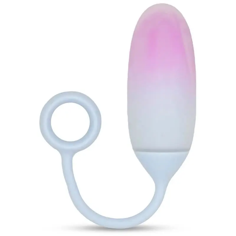 INTOYOU APP SERIES Huevo con APP Silicona Doble Capa Rosa/Azul
