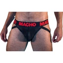 Macho - Mx26x2 Jock Nero/rosso S