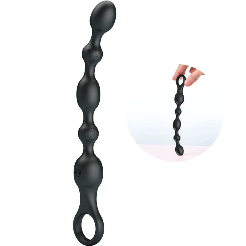 Pretty Love - Van Anal Beads 10 Vibrazioni in Silicone Ricaricabile