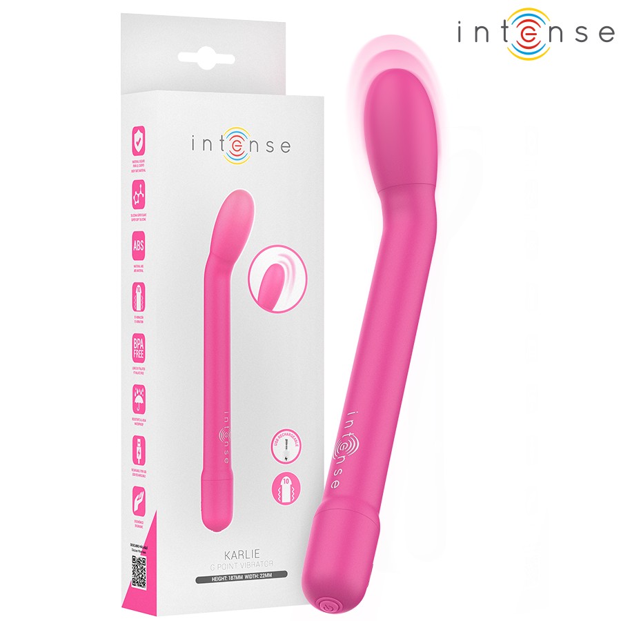 Intense - Karlie Wiederafladbarer G-Spot-stimulator Rosa - Gleitgel