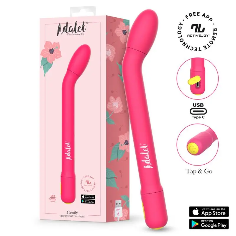 ADALET Gently G-Point Vibrator with APP Pink