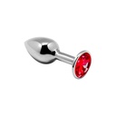  AL. Mini Metal Butt Plug Anal Pleasure Red S 19155