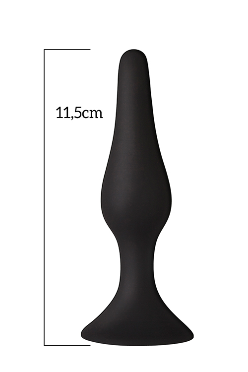 PLUG ANAL SILICONA NEGRO