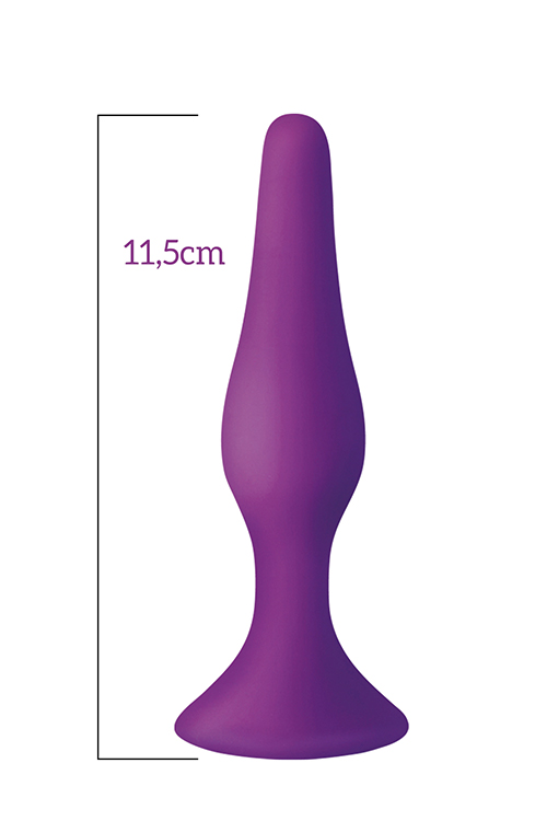 PLUG ANAL SILICONA MORADO