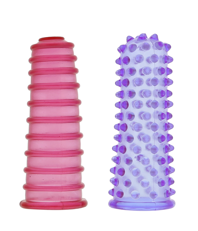 Lust Fingers - Funda para dedos con 2 texturas