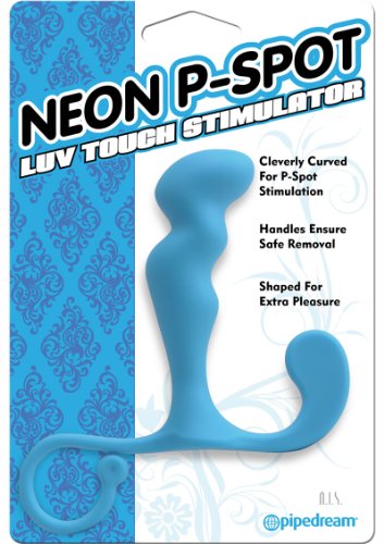Neon Luv Touch P-spot Stimulator - Blue (Package of 3)