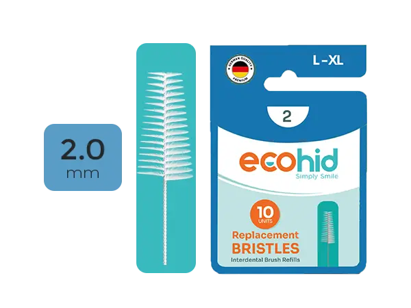 Ecohid - Recambio cepillos interdentales 2,0 mm (10 unidades)