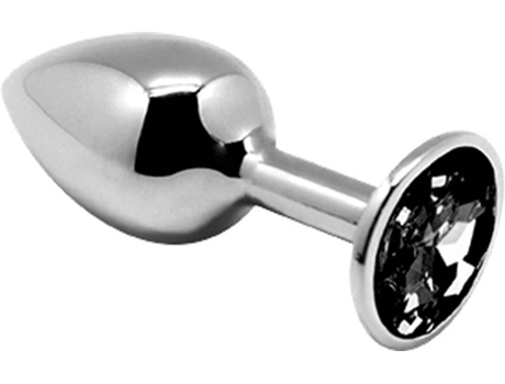 [8433345704463] MINI METAL BUTT PLUG ANAL PLEASURE BLACK M