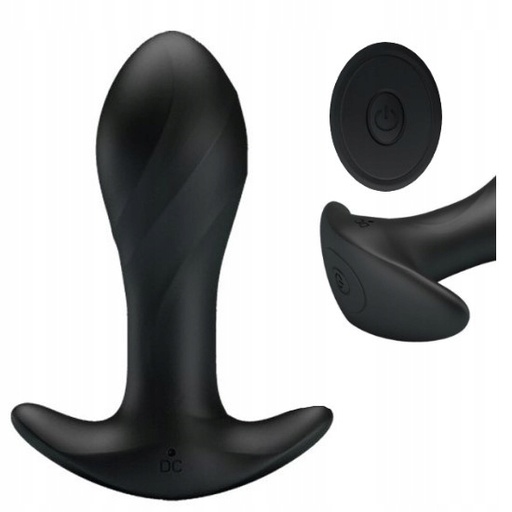 [6959532322668] Vibrador Anal Negro Pretty Love - Placer y Estimulación Intensa