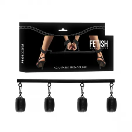 [8435566047633] Barra separadora ajustable 4 piezas Fetish