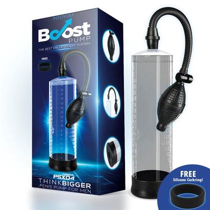 [8436583790793] Bomba de Vacío Manual para Pene Transparente PSX04 Mejora Potencia Sexual