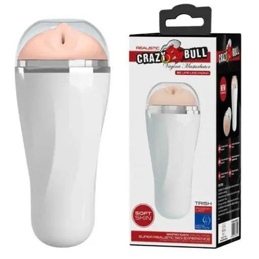 [6959532333442] Masturbador Realista Crazy Bull Trish - Experiencia Intensa para Hombres