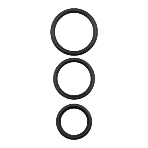 [7403254150300] Anillos para Pene Bandoleros - Set de 3 para Mayor Placer y Rendimiento