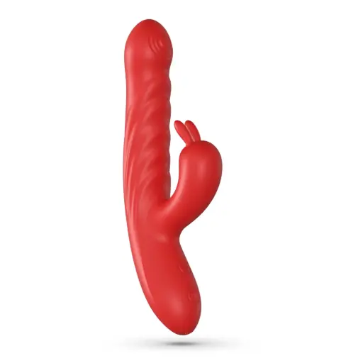 [7403254159365] Free crushious Lapin thusting rabbit vabrator red