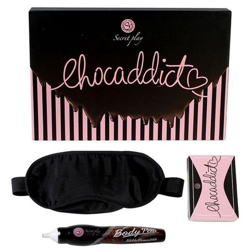 [8435097862248] Juego de Cartas Romántico CHOCADDICT: Deliciosos Chocolates Gourmet para Amantes del Cacao