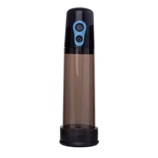 [4627089698834] Bomba de Pene de Silicona Negra 18cm - A-Toys Mejora Potencia Sexual