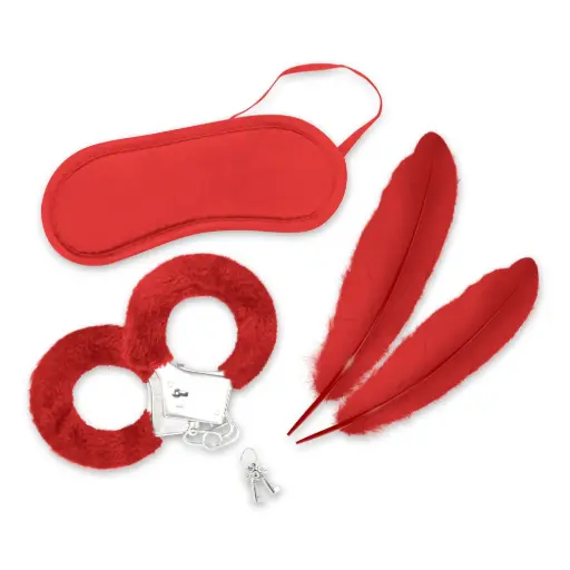 [799632355120] KIT DE ESCLAVITUD LOVER'S DREAM CRUSHIOUS ROJO