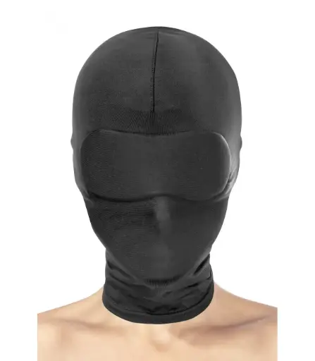 [3479225701141] Máscara Negra Spandex sin abertura - disfraz y cosplay ideal