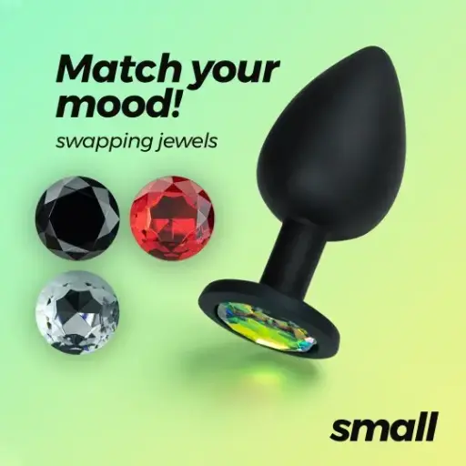 [7403254158566] Plug Anal Pequeño con Joyas - Elegante y Cómodo para Principiantes