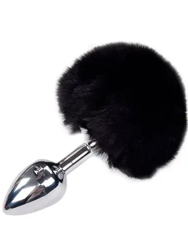 [8433345703718] Plug Anal ALIVE de Metal com Pompom