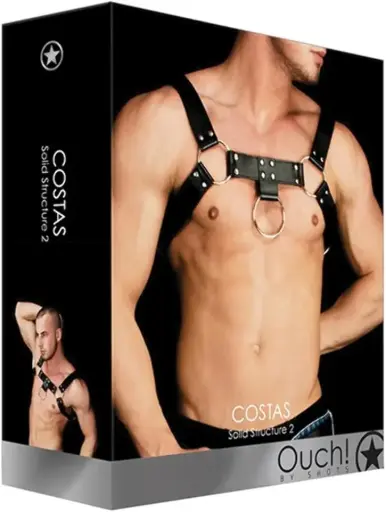 [871423291240] Arnés Corporal Erótico Costas 1 OUCH! - Juguete BDSM para Parejas