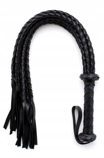 [8436583794074] FLOGGER TRENZADO 75 CM NEGRO SADO BDSM