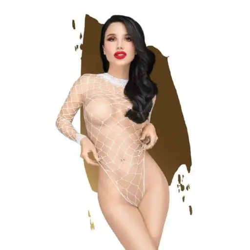 [4061504015415] PENTHOUSE SCANDALOUS TEDDY BLANCO XL