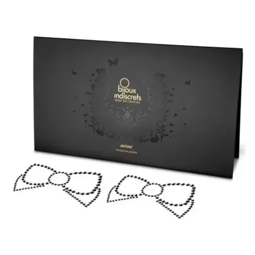 [8437008001920] CUBRE PEZONES MIMI BOW BIJOUX INDISCRETS NEGROS