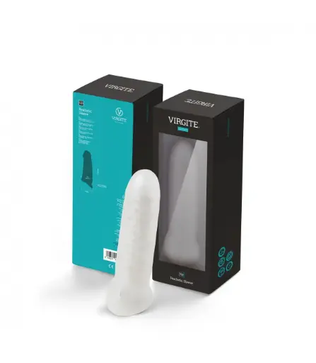 [8436572920552] Funda Pene Realista Transparente 17.8 cm - Mejora el Placer Intenso