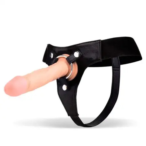[8714273791023] Arnés Elástico RealRock - Juguete Erótico Ajustable para Parejas