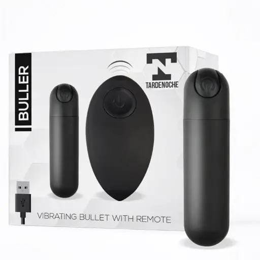 [8436583791141] Bala Vibradora Recargable con Control Remoto - Negro Discreto y Potente