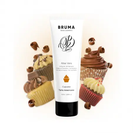 [8435566041181] BRUMA™ - GEL DESLIZANTE CON ALOE VERA SABOR A TARTA AMERICANA 100 ML