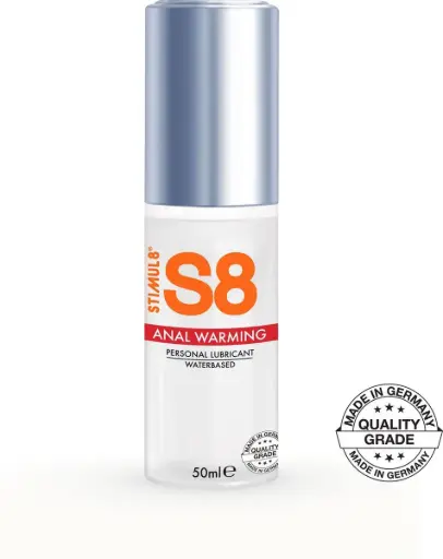 [8713221819703] S8 LUBRICANTE ANAL BASE AGUA EF. CALOR 50 ML