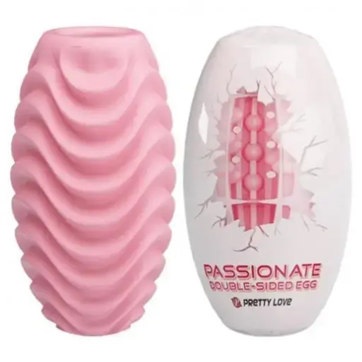 [6959532325904] MASTURBADOR HUEVO DOBLE CARA PASSIONATE