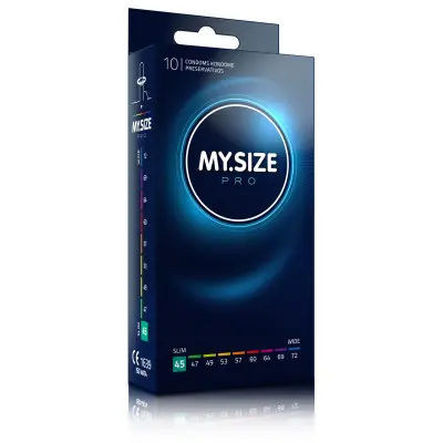[4025838410452] Preservativos My Size Pro 45mm - Ajuste Perfecto, 10 Unidades