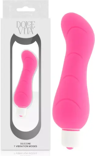 [8435565913083] DOLCE VITA - G-SPOT VIBRADOR SILICONA ROSA